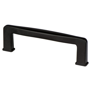 Berenson 1245-1055: 96mm cc Subtle Surge Cabinet Pull - Matte Black
