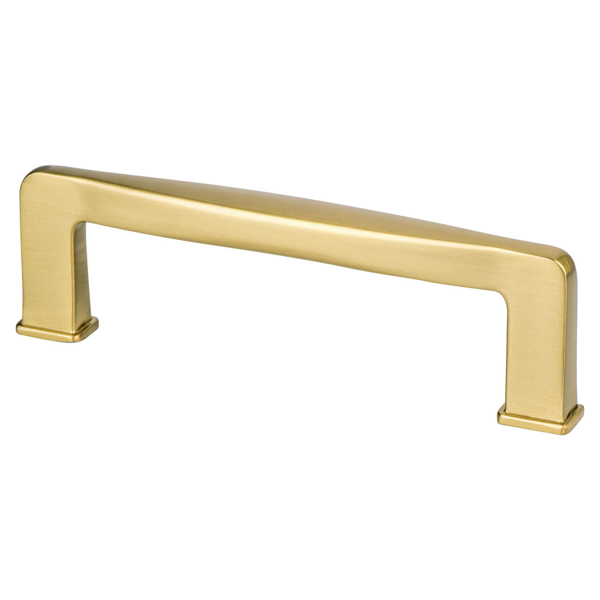 Berenson 1246-1MDB: 96mm cc Subtle Surge Cabinet Pull - Modern Brushed Gold