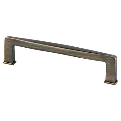 Berenson 1249-10VB: 128mm cc Subtle Surge Cabinet Pull - Verona Bronze