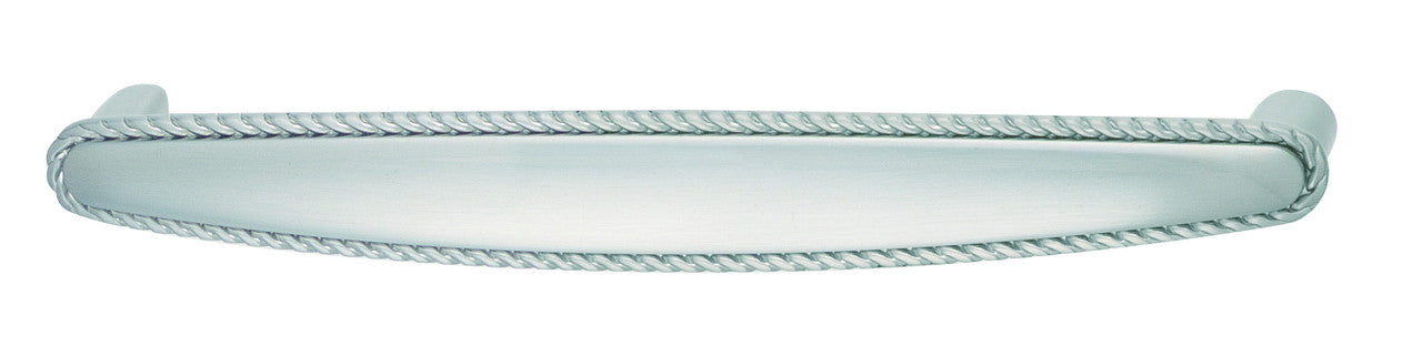 Hafele 125.68.051: 96mm cc Americana Curved Bar Cabinet Pull - Brushed Nickel