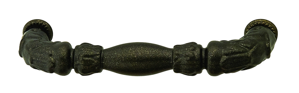 Hafele 125.87.333: 3" cc Artisan D-Handle Cabinet Pull - Oil Rubbed Bronze