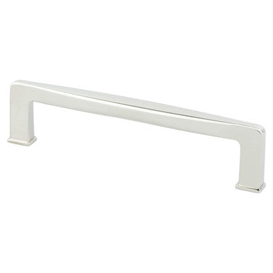 Berenson 1250-1014: 128mm cc Subtle Surge Cabinet Pull - Polished Nickel