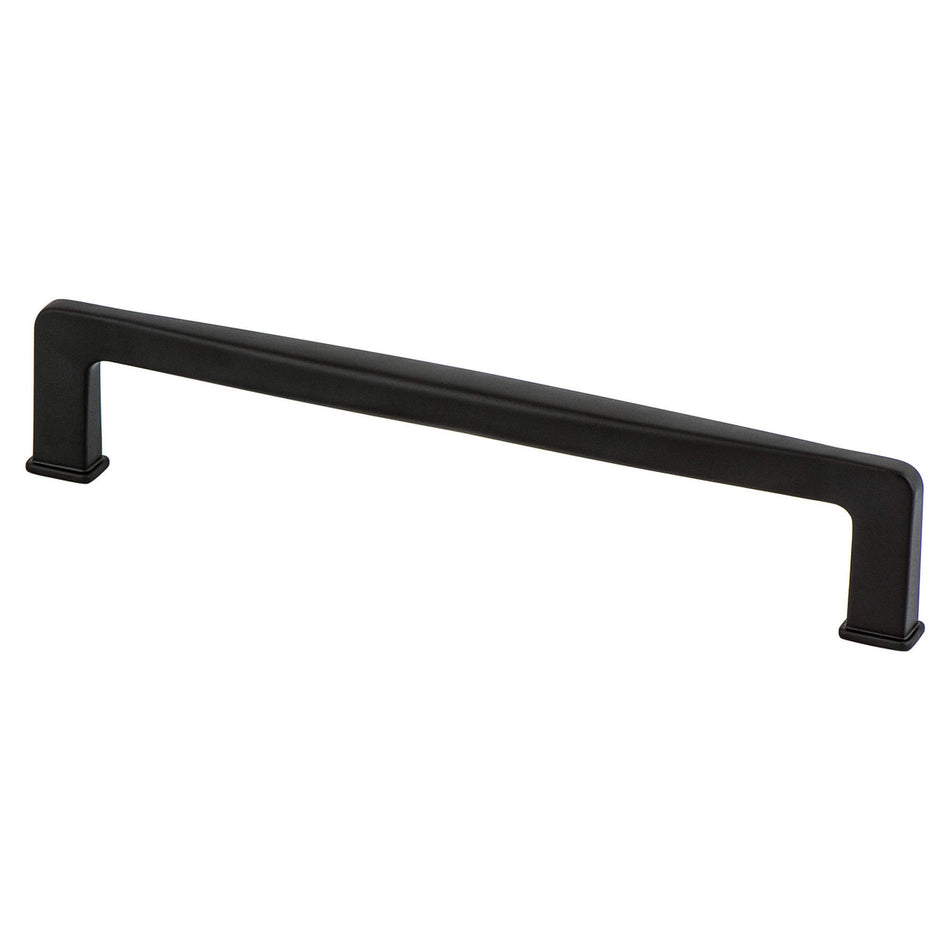 Berenson 1257-1055: 160mm cc Subtle Surge Cabinet Pull - Matte Black