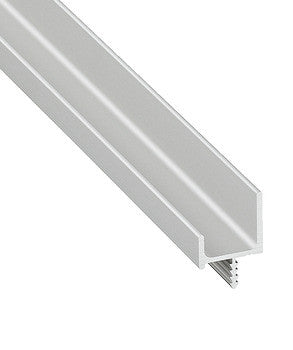 Hafele 126.22.909: 2500mm Minimalist Extruded Cabinet Pull - Matte Aluminum