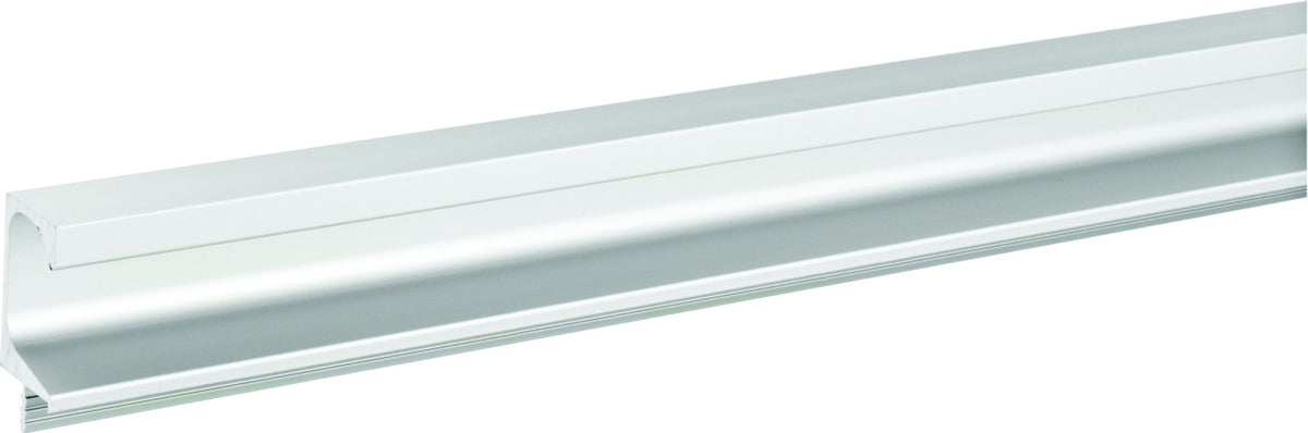 Hafele 126.27.036: 2500mm Minimalist Extruded Cabinet Pull - Satin Aluminum
