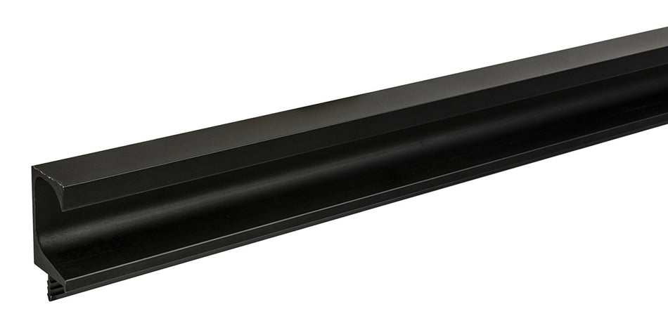Hafele 126.27.310: 2500mm Minimalist Extruded Cabinet Pull - Matte Black