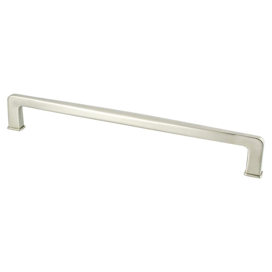 Berenson 1260-1BPN: 224mm cc Subtle Surge Cabinet Pull - Brushed Nickel