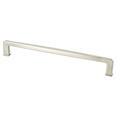 Berenson 1260-1BPN: 224mm cc Subtle Surge Cabinet Pull - Brushed Nickel