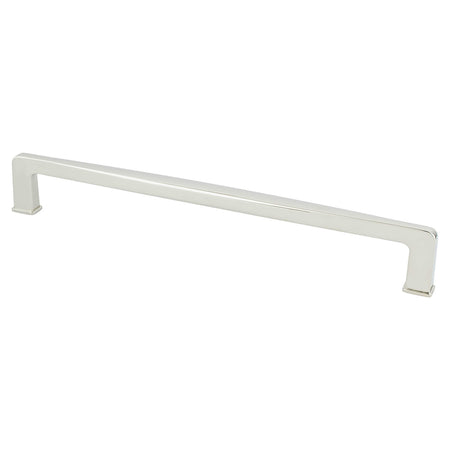 Berenson 1262-1014: 224mm cc Subtle Surge Cabinet Pull - Polished Nickel