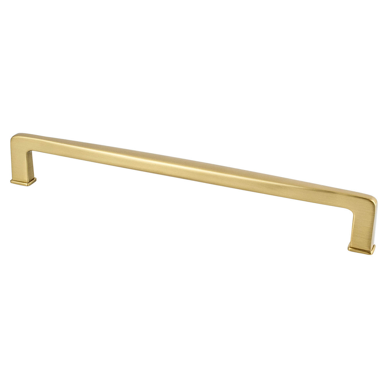 Berenson 1264-1MDB: 224mm cc Subtle Surge Cabinet Pull - Modern Brushed Gold