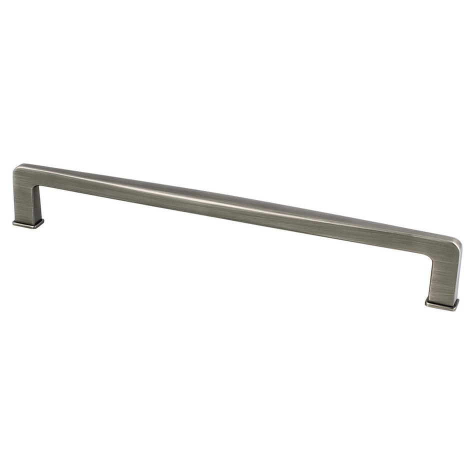 Berenson 1265-1VTN: 224mm cc Subtle Surge Cabinet Pull - Vintage Nickel