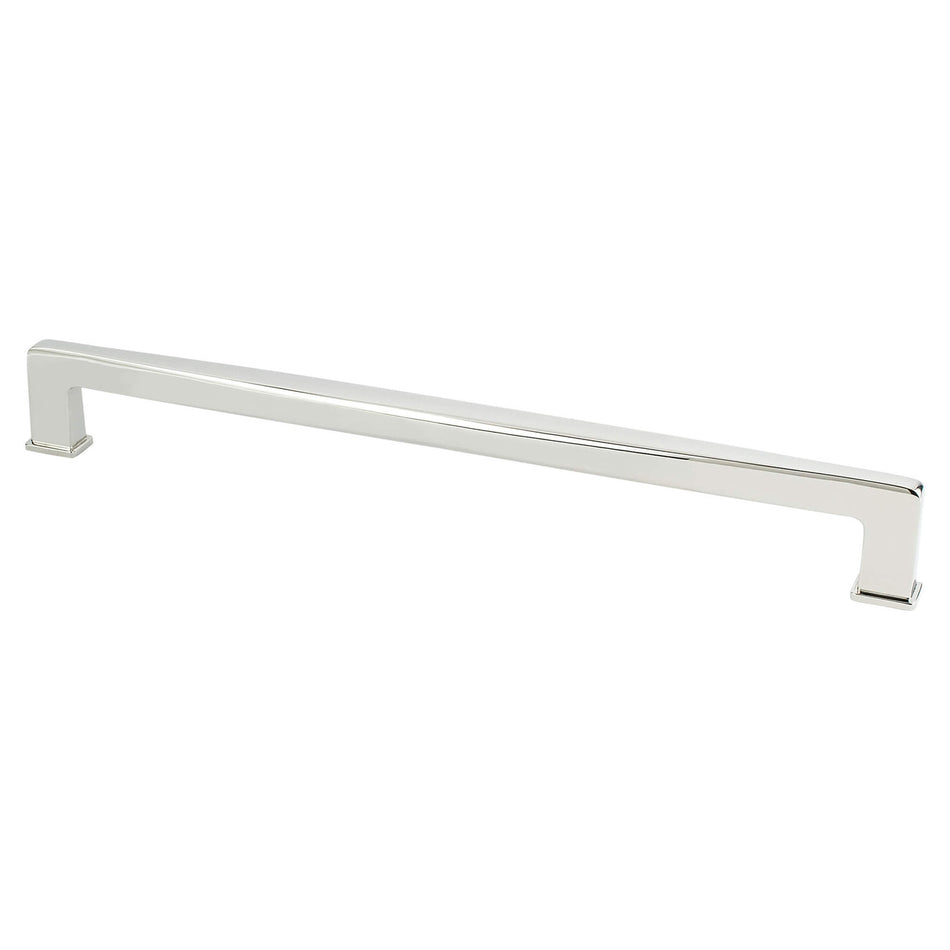 Berenson 1268-1014: 12" cc Subtle Surge Appliance Pull - Polished Nickel