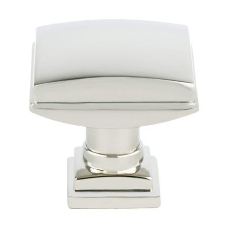 Berenson 1274-1014: 1-1/4" Tailored Traditional Cabinet Knob - Polished Nickel