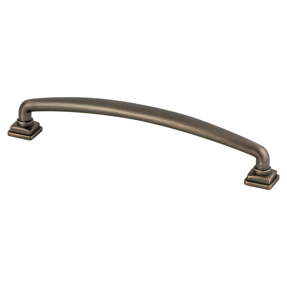 Berenson 1291-10VB: 160mm cc Tailored Traditional Cabinet Pull - Verona Bronze