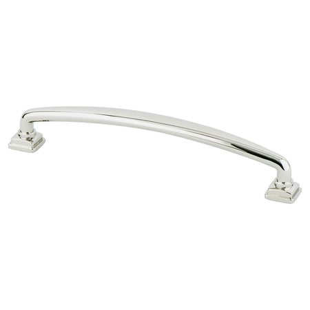 Berenson 1292-1014: 160mm cc Tailored Traditional Cabinet Pull - Polished Nickel