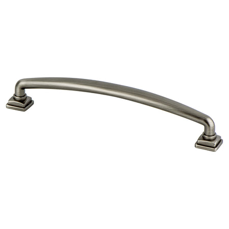 Berenson 1295-1VTN: 160mm cc Tailored Traditional Cabinet Pull - Vintage Nickel