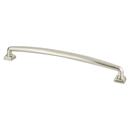 Berenson 1296-1BPN: 224mm cc Tailored Traditional Cabinet Pull - Brushed Nickel