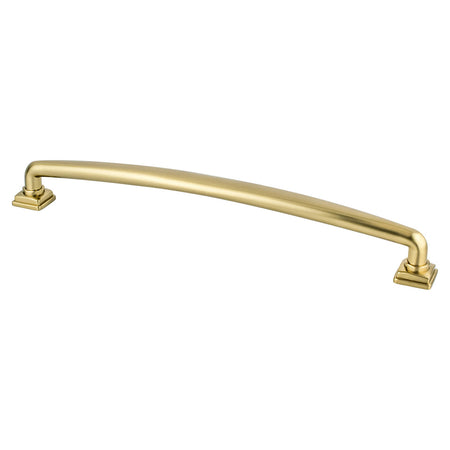 Berenson 1300-1MDB: 224mm cc Tailored Traditional Cabinet Pull - Modern Brushed Gold