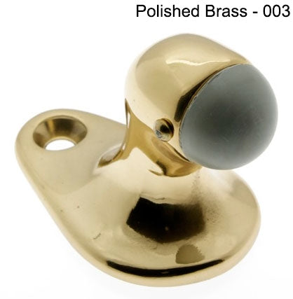 IDH Brass 13012-26D: 2" Gooseneck Small Door Stop - Satin Chrome