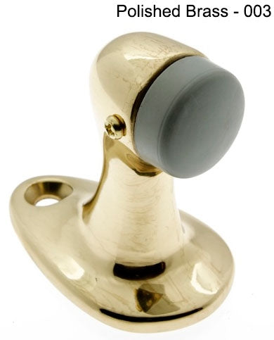 IDH Brass 13014-004: 2-7/8" Large Gooseneck Door Stop - Satin Brass