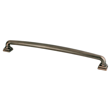 Berenson 1303-10VB: 12" cc Tailored Traditional Appliance Pull - Verona Bronze