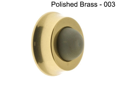 IDH Brass 13045-004: 1" Flush Door Bumper - Satin Brass