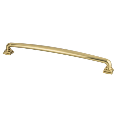 Berenson 1306-1MDB: 12" cc Tailored Traditional Appliance Pull - Modern Brushed Gold
