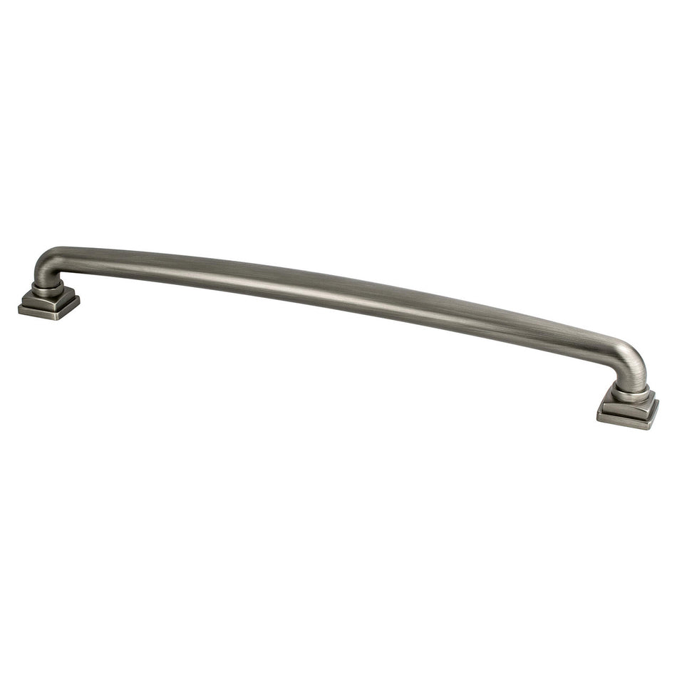 Berenson 1307-1VTN: 12" cc Tailored Traditional Appliance Pull Vintage Nickel