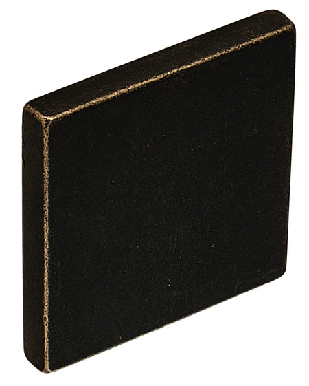 Hafele 131.20.120: 35mm Soho Square Cabinet Knob - Oil Rubbed Bronze