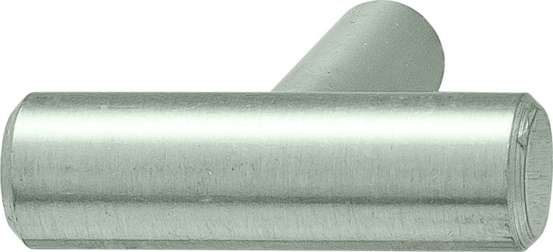 Hafele 131.33.700: 40mm Elemental T-Bar Cabinet Knob - Stainless Steel Look