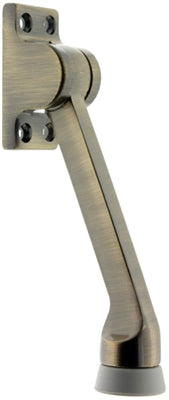 IDH Brass 13102-026: 5-1/2" Square Kickdown Door Stop - Polished Chrome