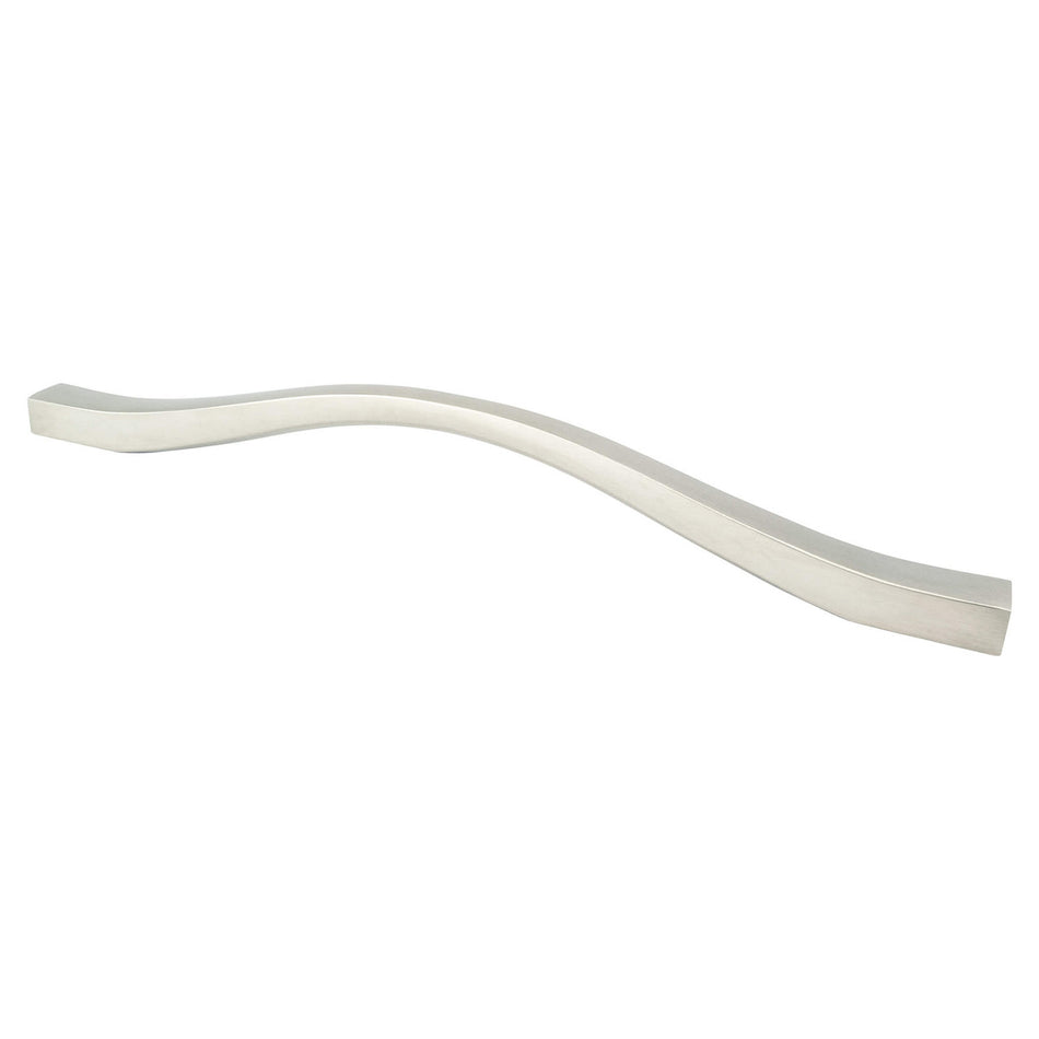 R. Christensen 1326-1BPN-C: 224mm cc Fluid Cabinet Pull - Brushed Nickel