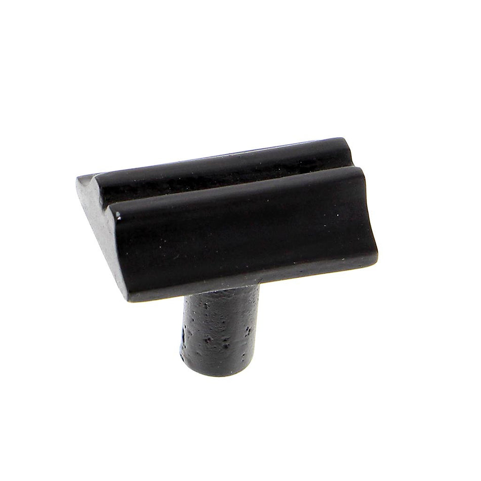 Hawk Hill 132BI: 1-1/4" Flip Cabinet Knob - Black Iron
