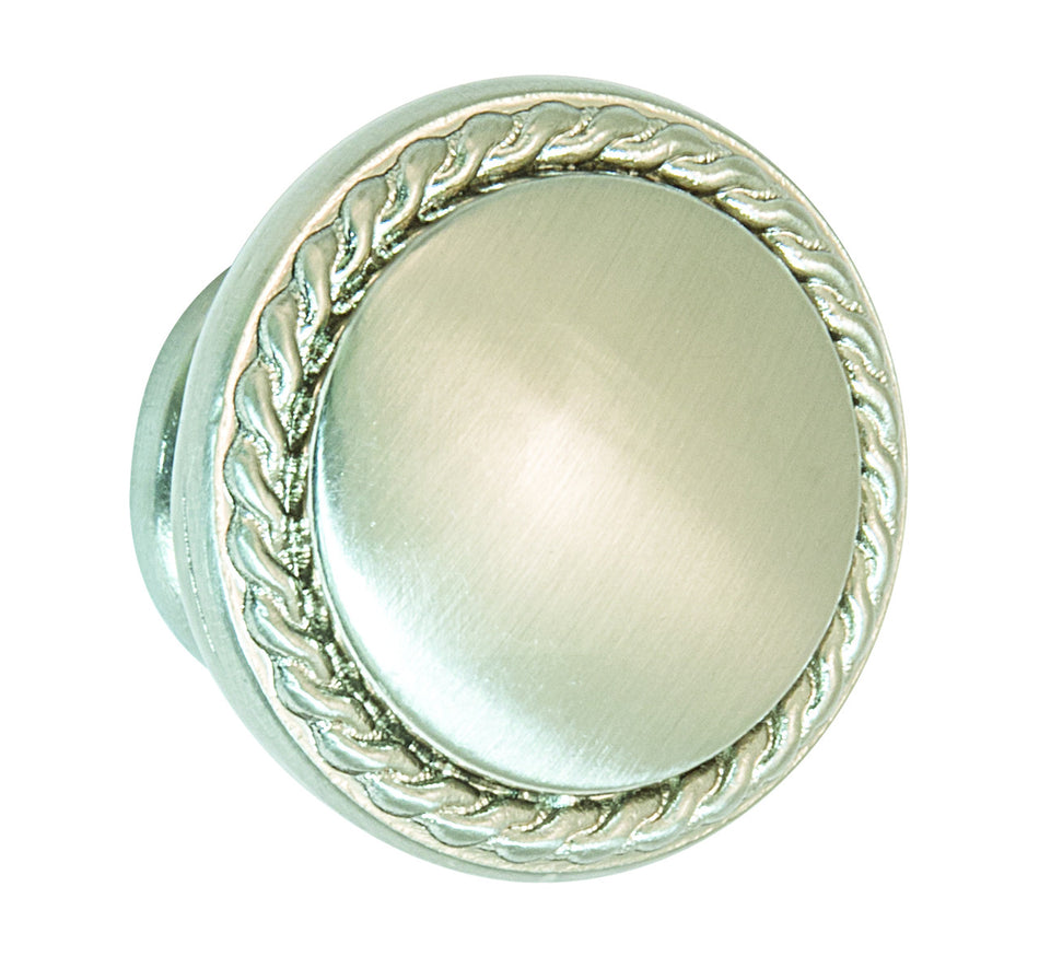 Hafele 133.79.051: 30mm Americana Round Cabinet Knob - Stainless Steel Look