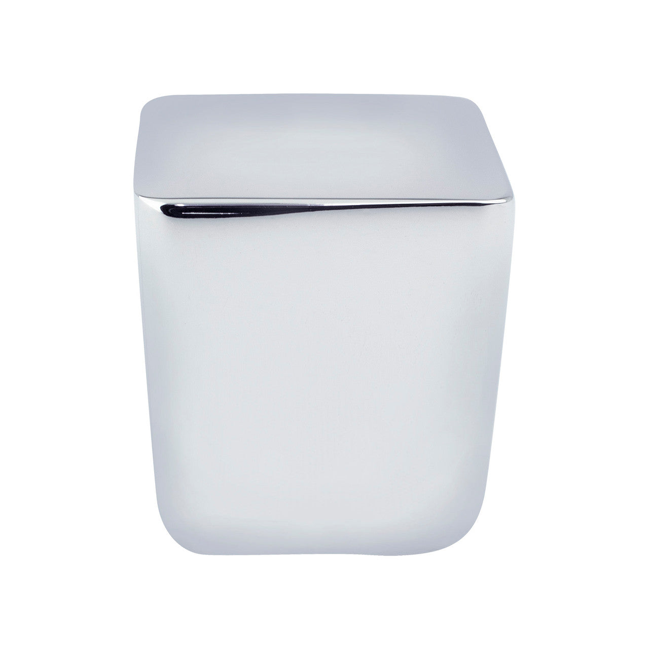 R. Christensen 1331-1026-C: 31/32" Mini Square Cabinet Knob - Polished Chrome