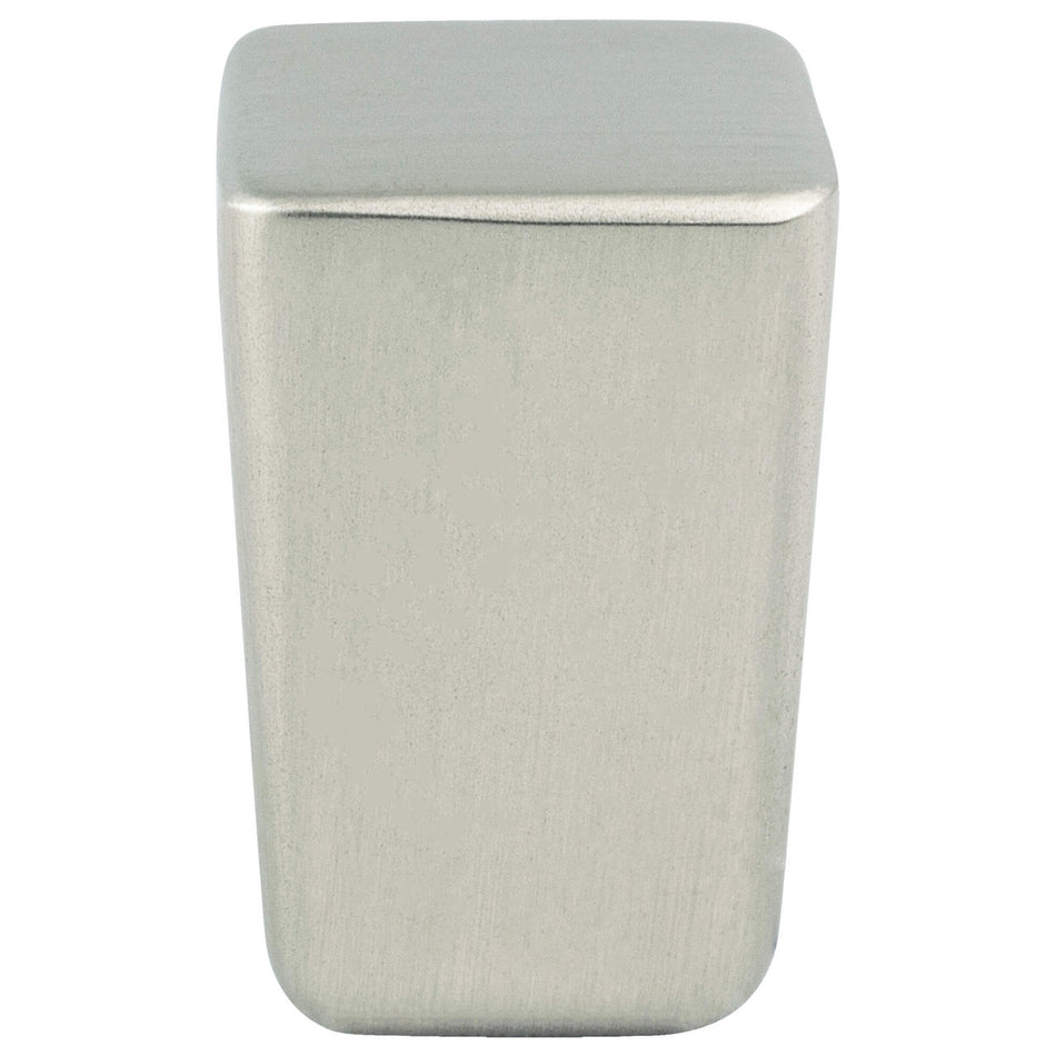 R. Christensen 1333-1BPN-C: 19/32" Mini Square Cabinet Knob - Brushed Nickel