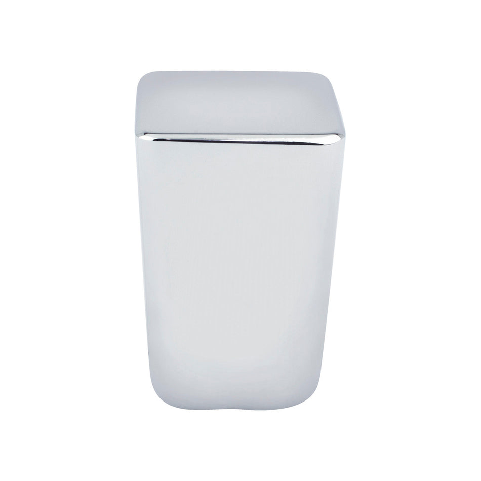 R. Christensen 1334-1026-C: 19/32" Mini Square Cabinet Knob - Polished Chrome