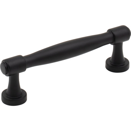 Jeffrey Alexander 132-96MB: 96mm cc Jules Bar Cabinet Pull - Matte Black