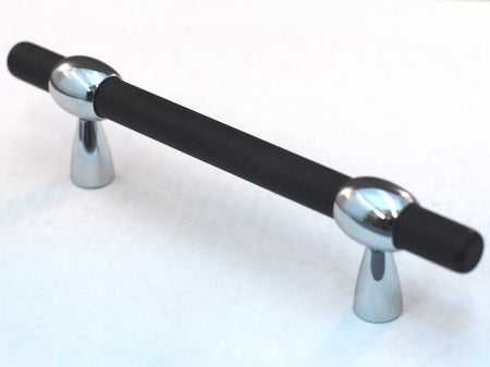 Cal Crystal 134-M034: Adjustable 3" to 4 cc Athens Bit Cabinet Pull - Matte Black