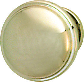 Hafele 134.09.730: 36mm Farmhouse Round Cabinet Knob - Polished Nickel