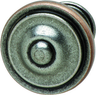 Hafele 134.33.940: 36mm Havana Round Cabinet Knob - Antique Pewter