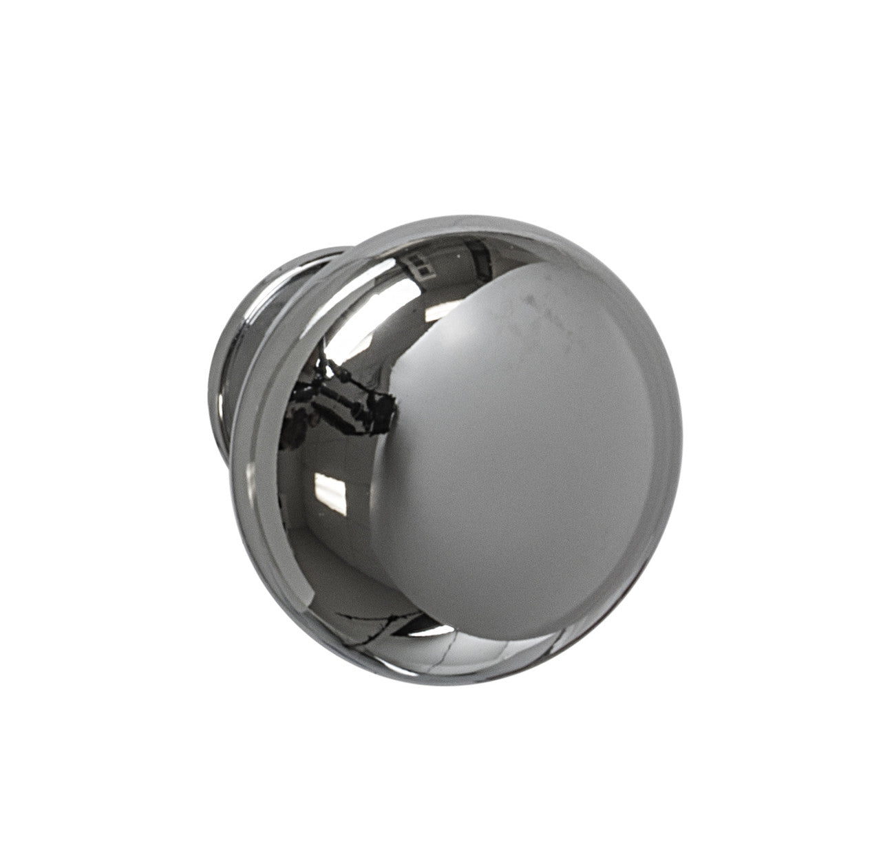 Hafele 134.43.201: 31mm Contemporary Round Cabinet Knob - Polished Chrome