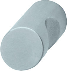 Hafele 134.80.629: 20mm Cylinder Cabinet Knob - Matte Stainless Steel