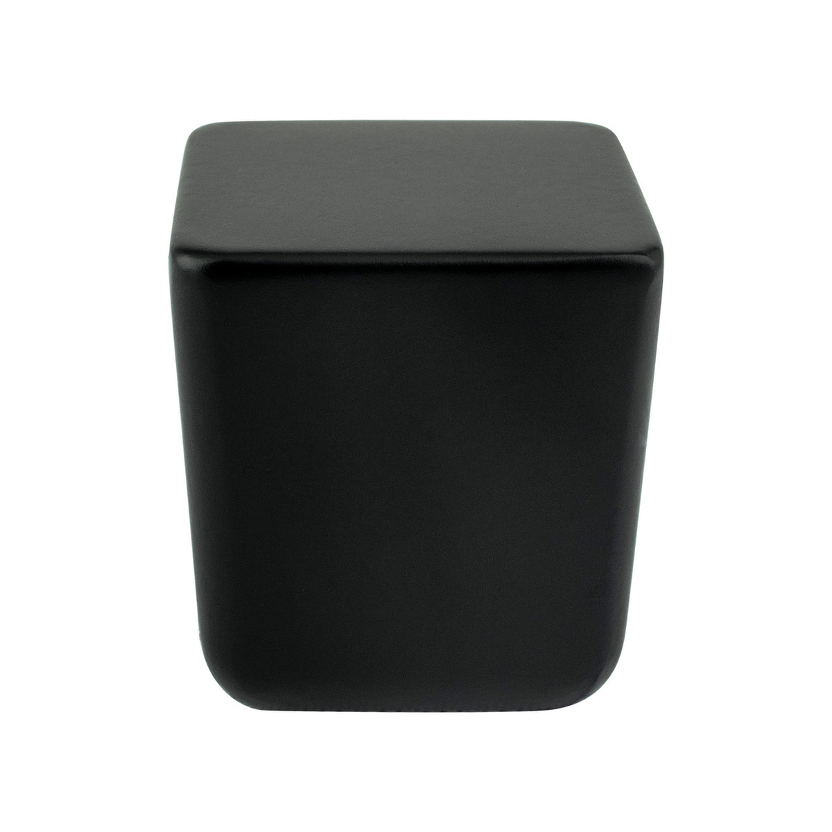 R. Christensen 1343-1055-C: 31/32" Mini Square Cabinet Knob - Black
