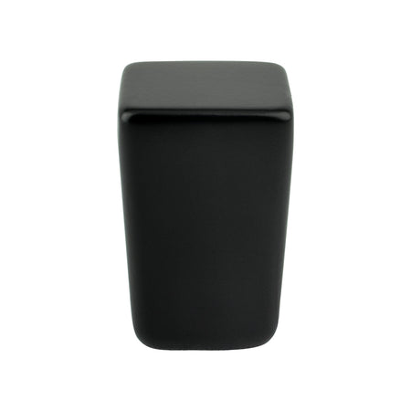 R. Christensen 1344-1055-C: 19/32 Mini Square Cabinet Knob - Black