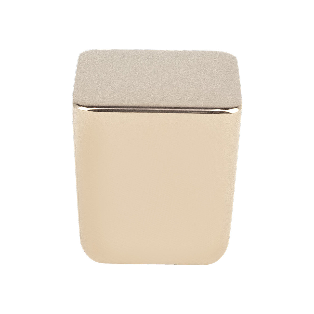 R. Christensen 1353-1RSG-C: 31/32" Mini Square Cabinet Knob - Rose Gold
