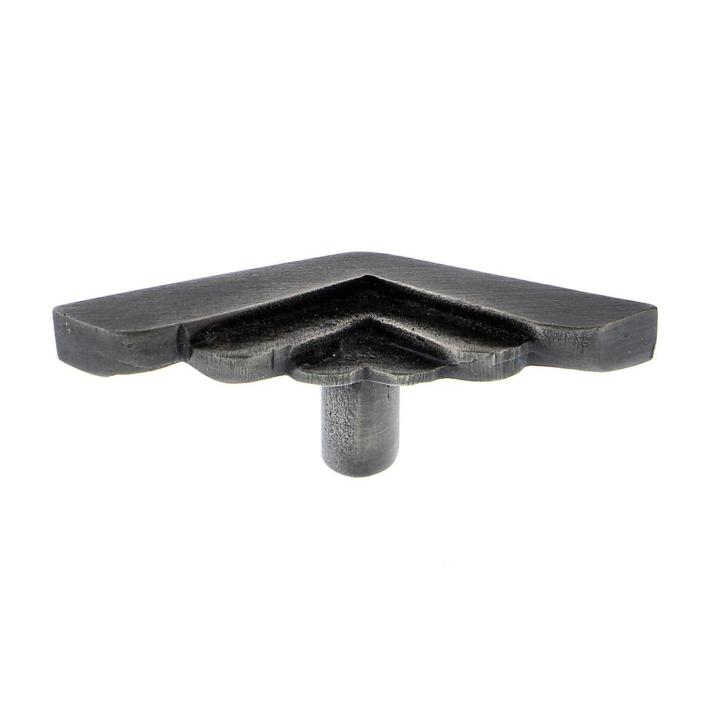 Hawk Hill 135BL: 3" Heart Cabinet Knob - Black