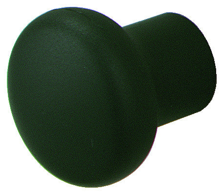 Hafele 136.75.300: 26mm Contemporary Round Cabinet Knob - Matte Black Plastic
