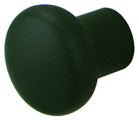 Hafele 136.75.300: 26mm Contemporary Round Cabinet Knob - Matte Black Plastic