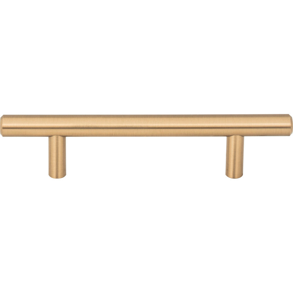 Elements 136SBZ: 3" cc Naples Round Bar Cabinet Pull - Satin Bronze